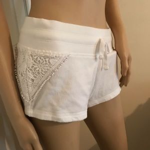 White VS shorts
